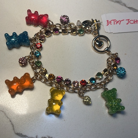 Betsey Johnson Gummy Bear Fireball Bracelet NWT - Picture 4 of 13